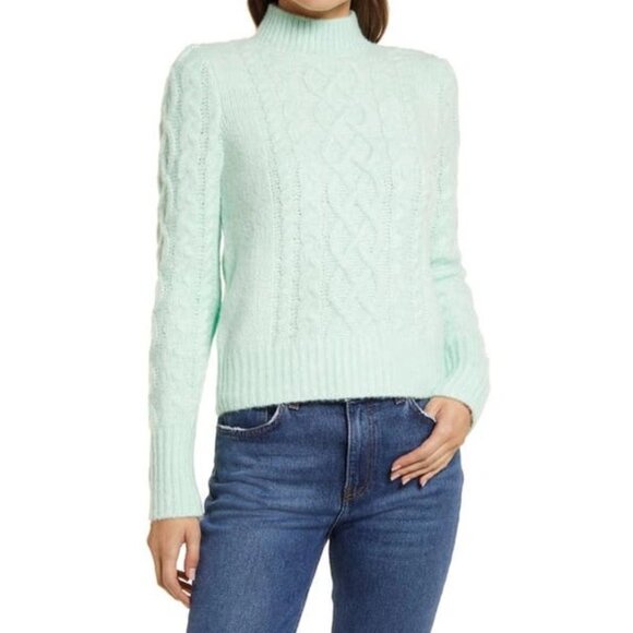 Halogen X Atlantic-Pacific Cable Knit Sweater - Picture 2 of 7